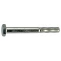 Midwest Fastener 1/4"-20 Hex Head Cap Screw, Polished 18-8 Stainless Steel, 2-1/4 in L, 4 PK 33212